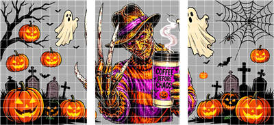 16oz Halloween-J  2467